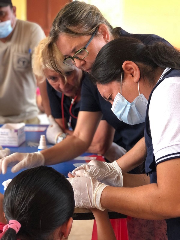 Jornada de tamizaje en aldea de los Tuticopotes, Olopa, departamento de Chiquimula, octubre 2022