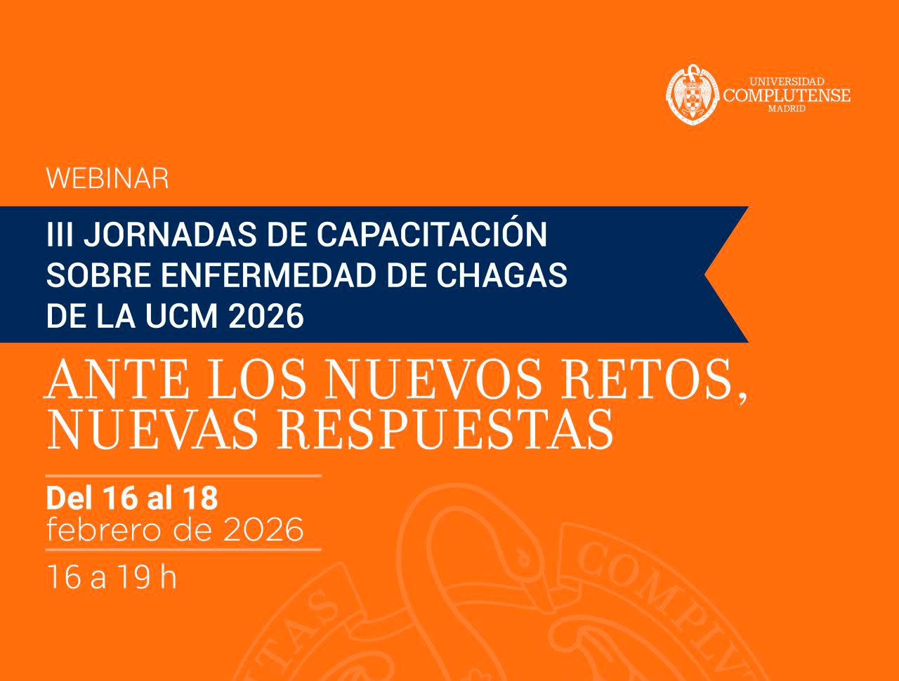 III Jornadas de Capacitación sobre la Enfermedad de Chagas UCM 2026